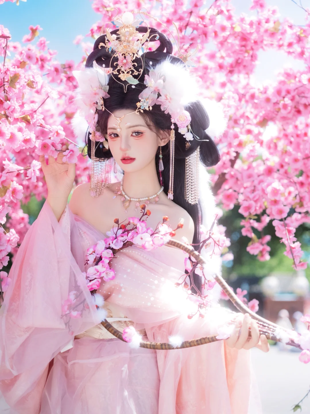 暑假来洛带必拍❗️又纯又欲的粉色小狐狸?