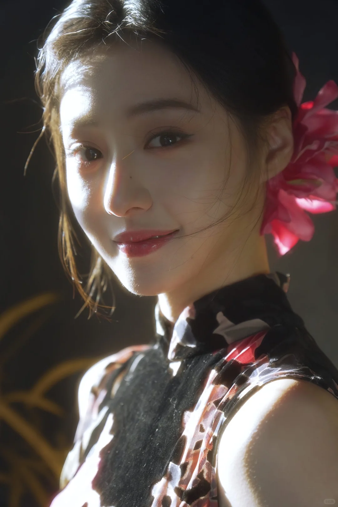 胡连馨真的从头美到脚，不愧是旗袍之躯?