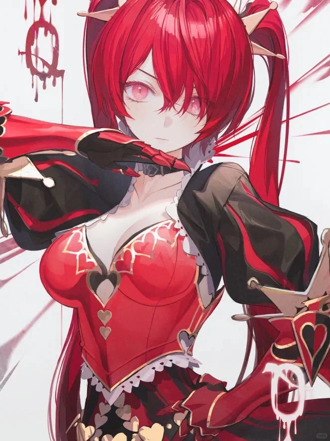插画分享｜美女这个邪魅的笑也太吸引人了吧