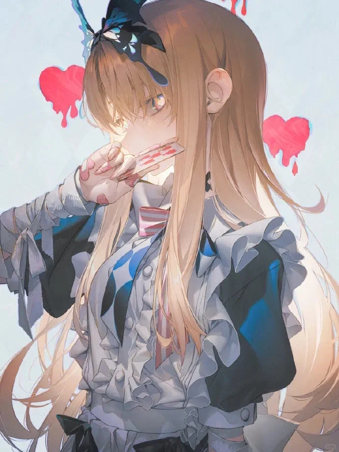 插画分享｜美女这个邪魅的笑也太吸引人了吧