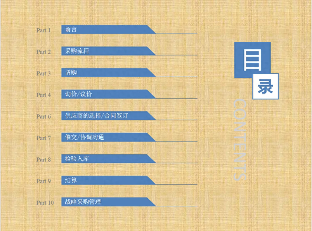 看完刚来的采购做的采购流程，替主管捏把汗