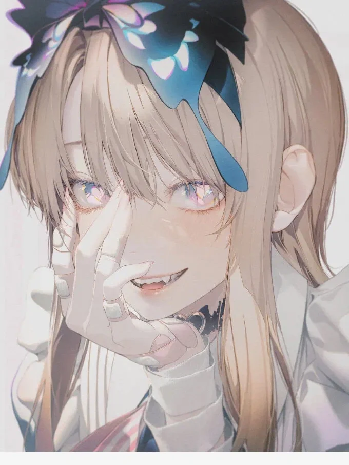 插画分享｜美女这个邪魅的笑也太吸引人了吧