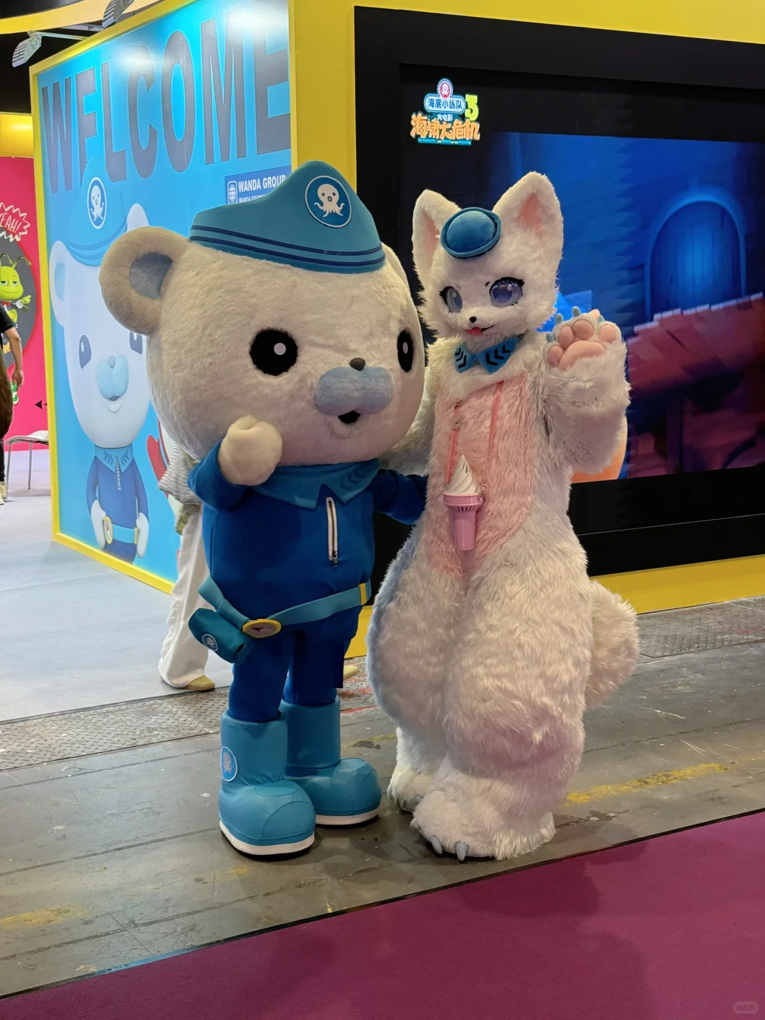 哪里的展会上看到了这么可爱的IP