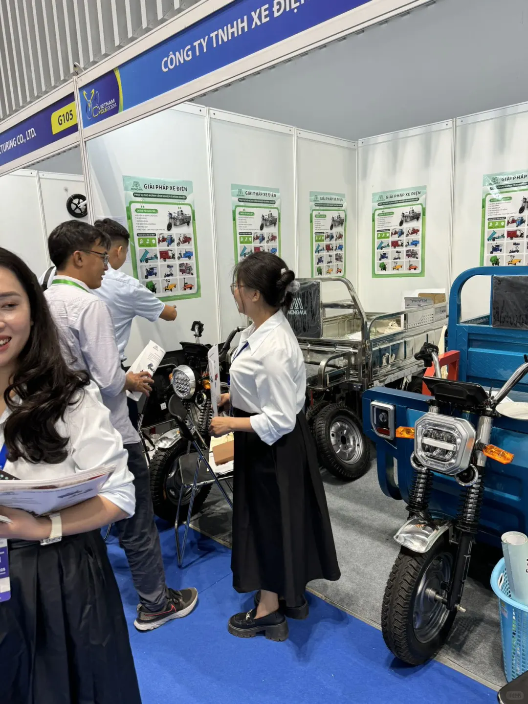 ??越南展会现场今日缩影