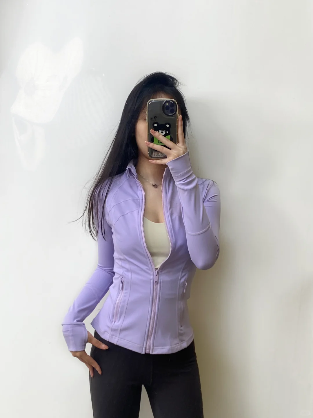 紫色、今日穿搭、瑜伽服