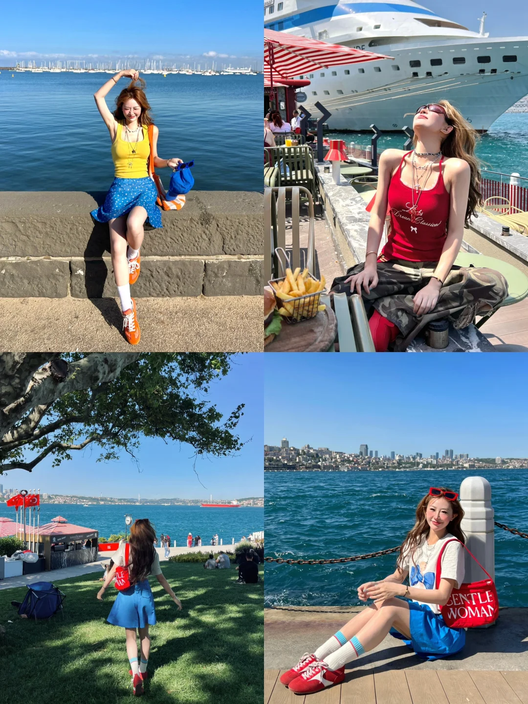 存一些海边超绝松弛感拍照姿势?