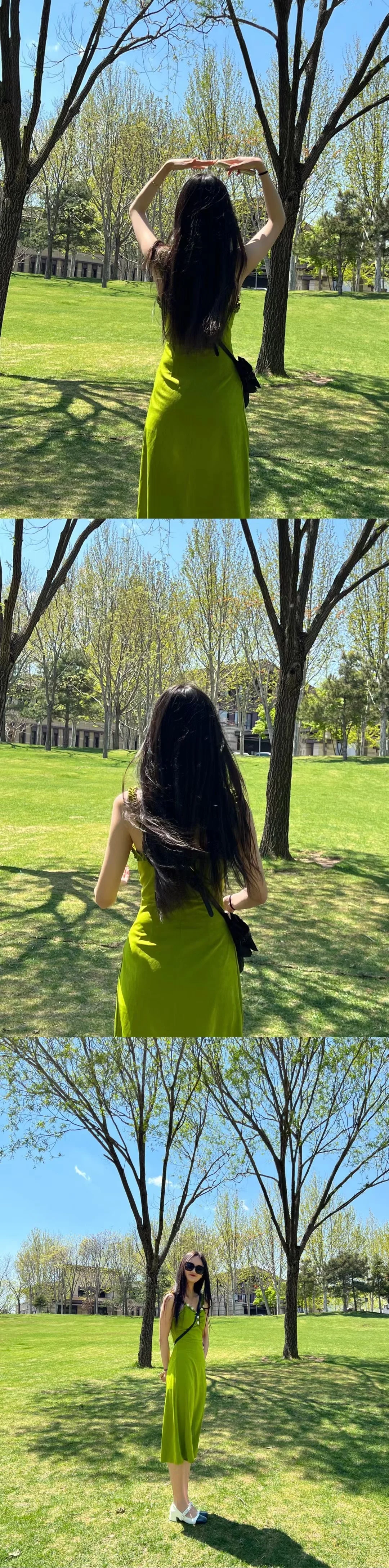 在公园里享受阳光☀️｜尝试熟女风