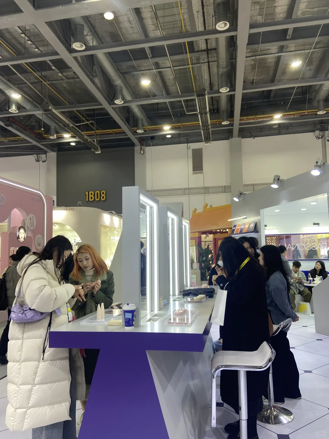 pl美妆展打卡！