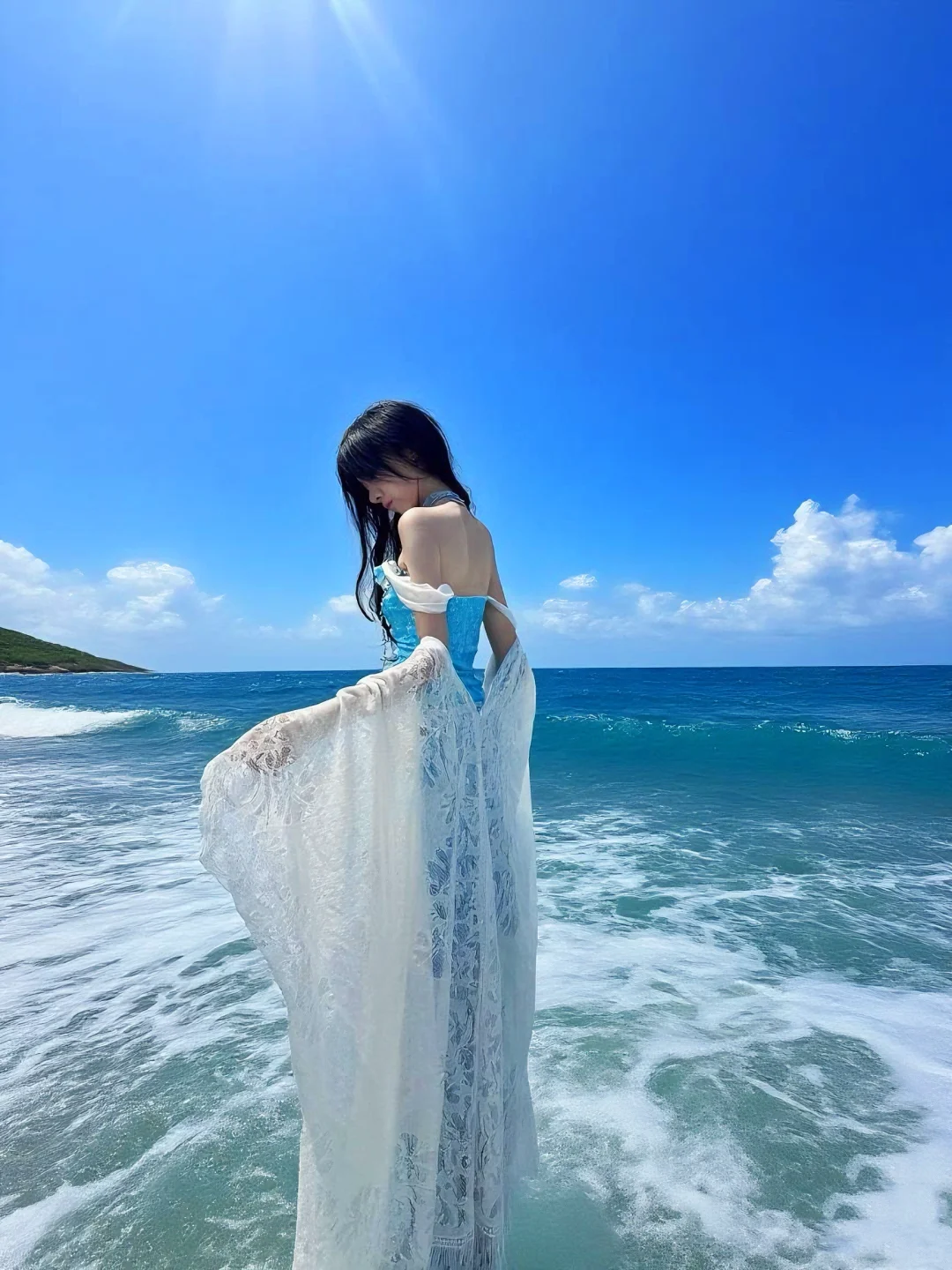 蓝调白月光?海边度假?巴洛克人鱼姬套装