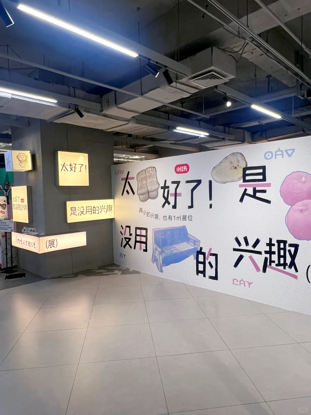 小红书展 展区不大，好玩