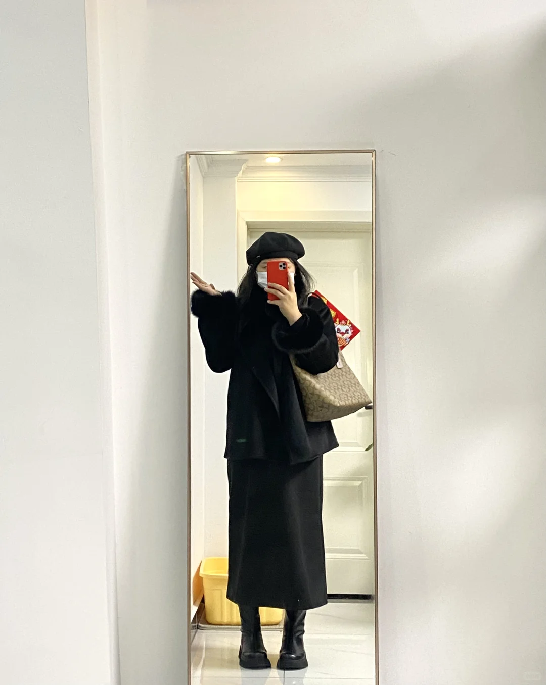 180斤属于大码女生跨年嘎嘎显瘦战袍的ootd