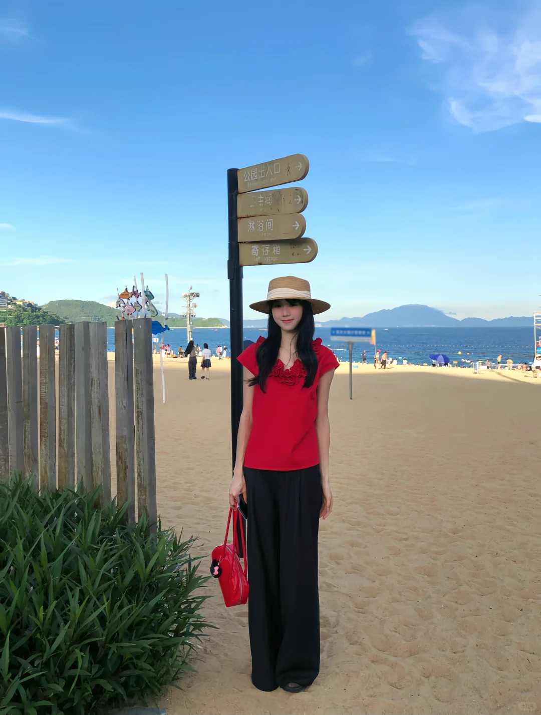 海边?