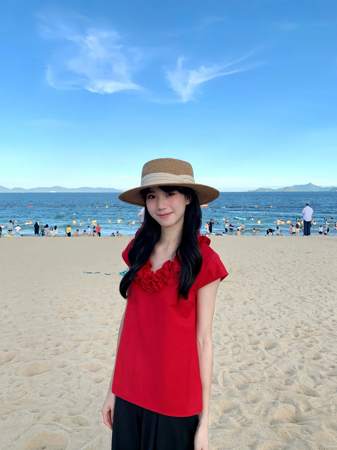 海边?