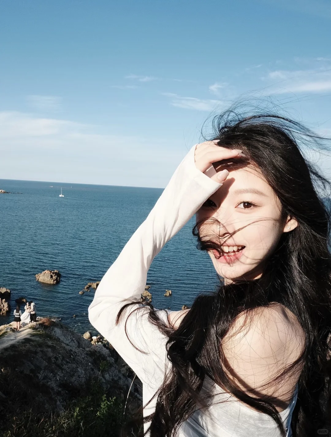 海边拍照姿势+穿搭