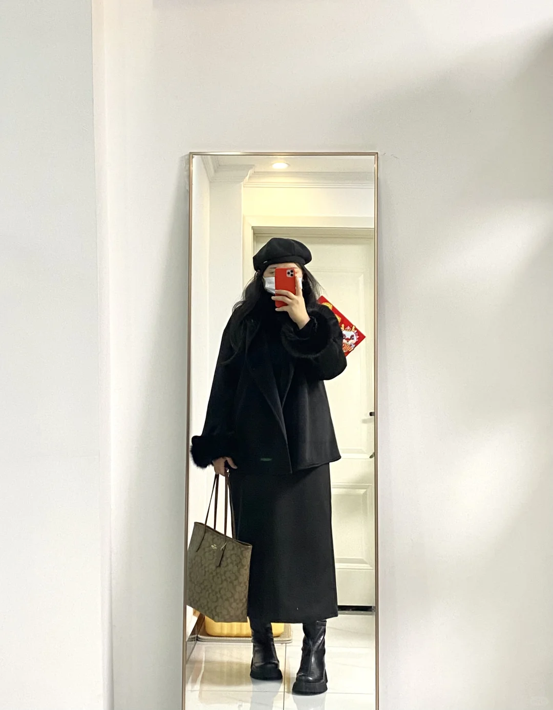 180斤属于大码女生跨年嘎嘎显瘦战袍的ootd