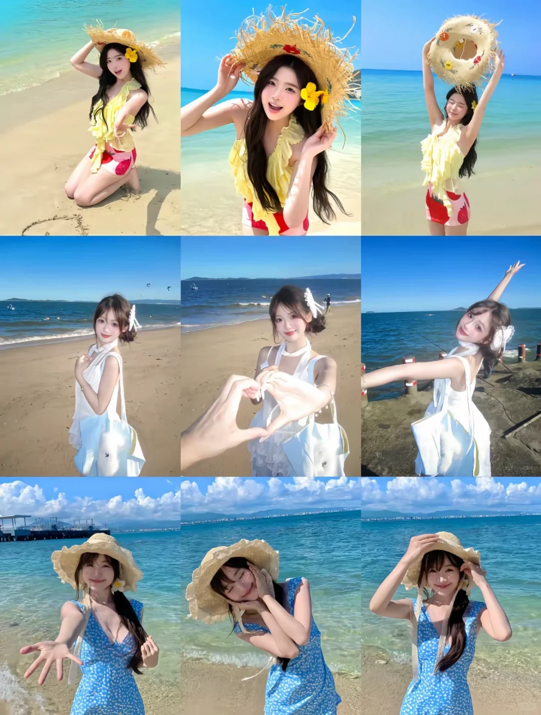get！海边万能拍照姿势