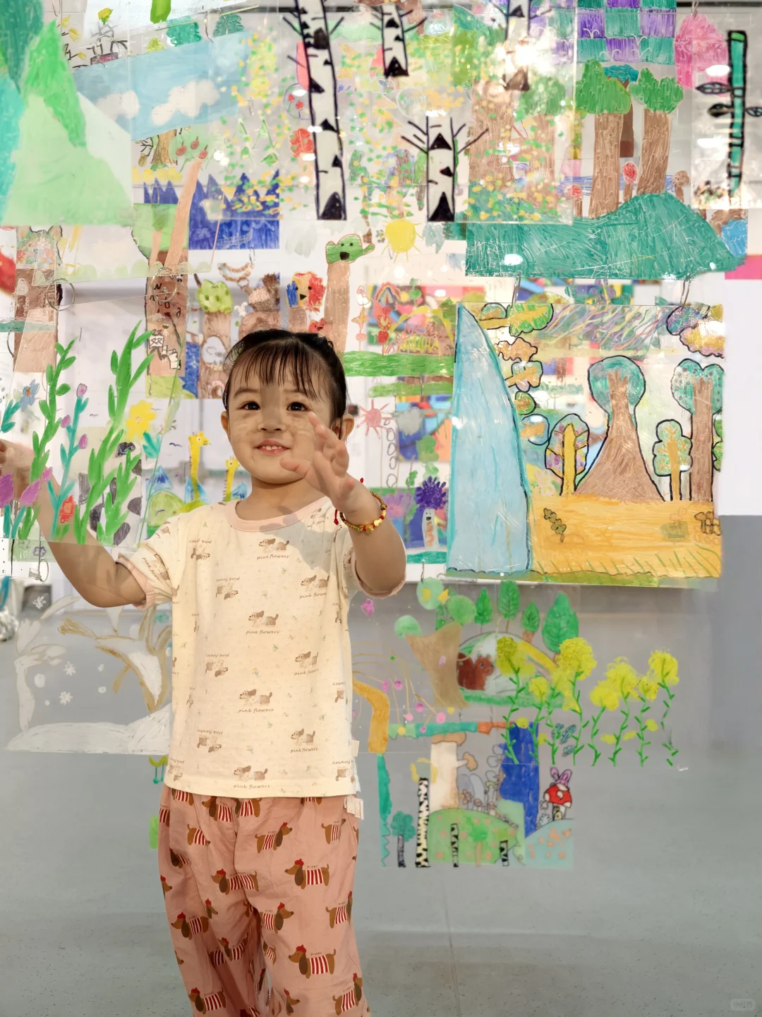 溜娃 | 幼儿园美术展惊呆我了！