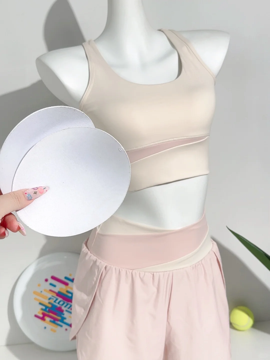 夏日甜妹刚需?少女心是这套瑜伽服给的?49