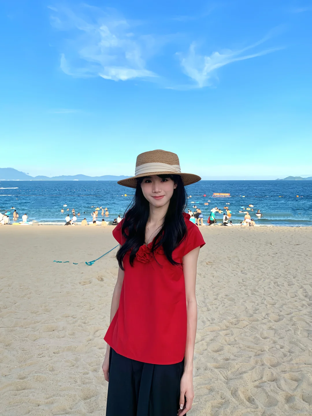 海边?