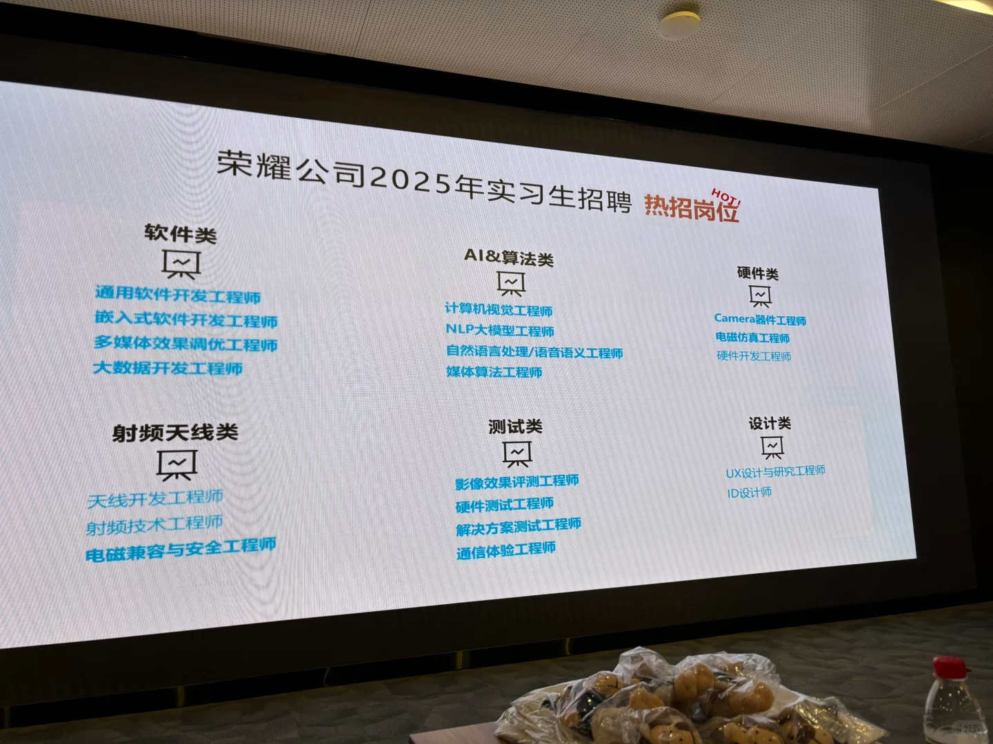 感谢荣耀实习推介会～超多小礼品