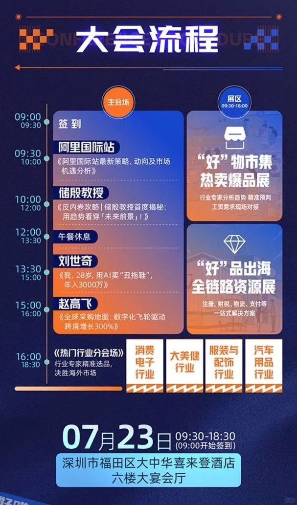 7.23深圳跨境外贸峰会|与大佬面对面!