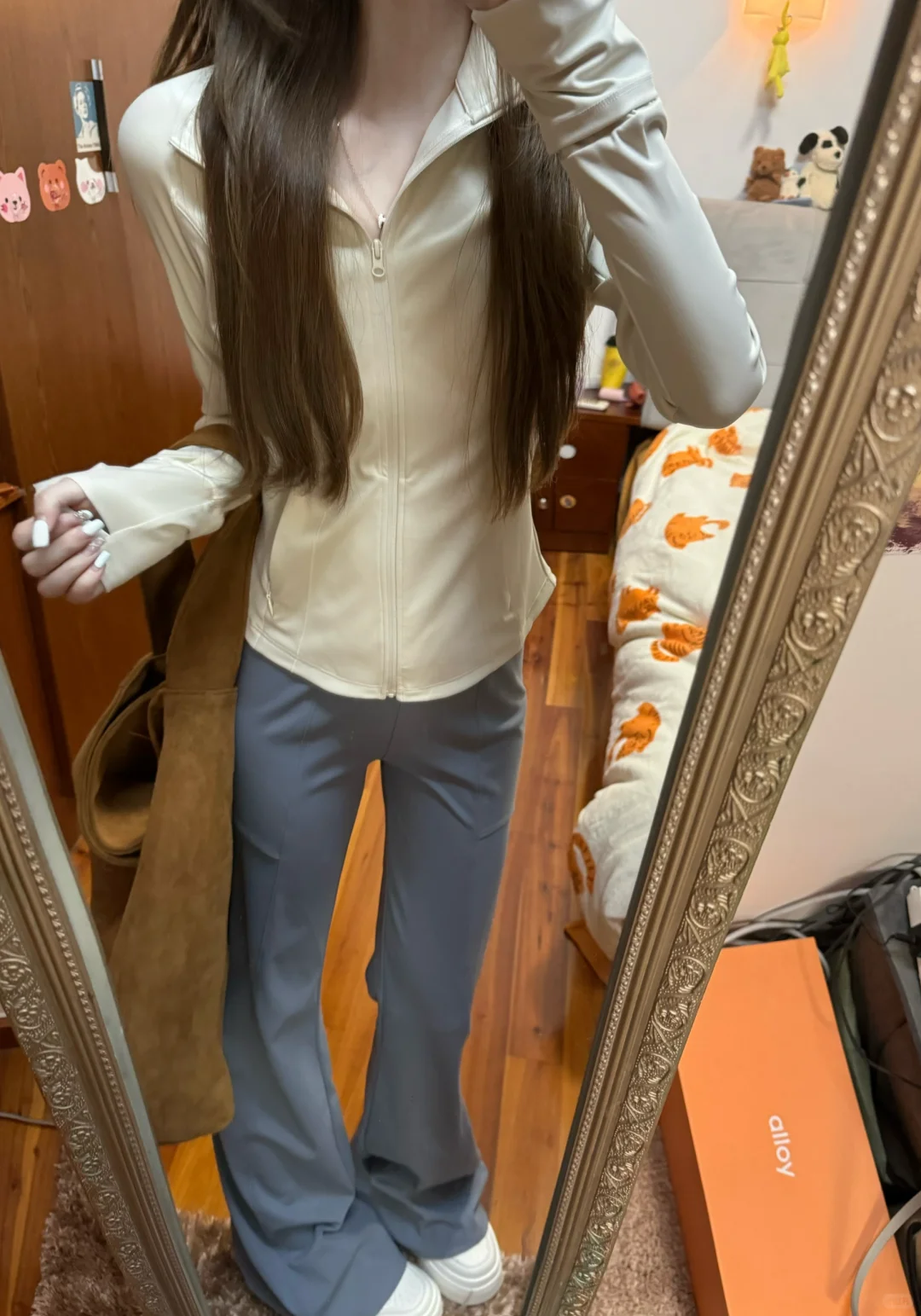 上短下长真的好显瘦！?