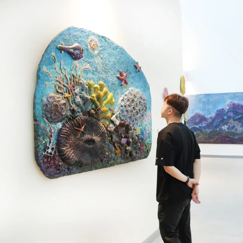 去巨大集團的博物館看展覽