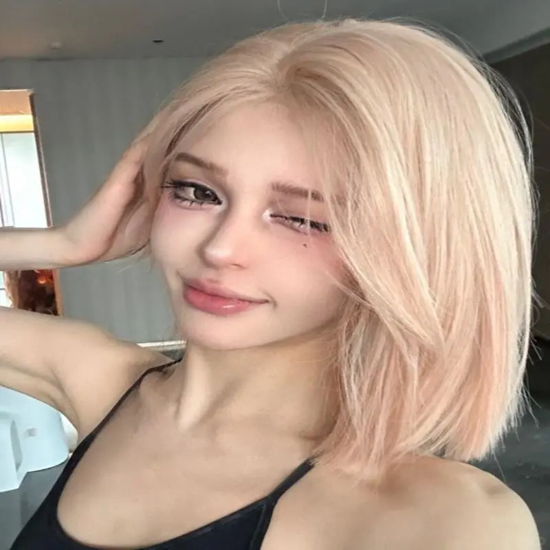 超酷白金短发假发，欧美辣妹风来袭??