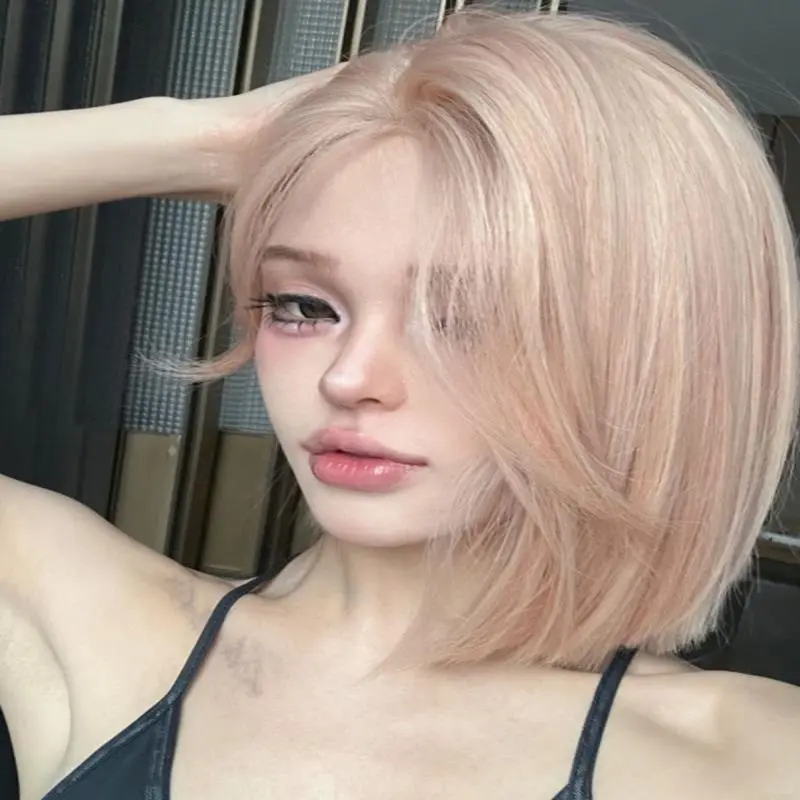 超酷白金短发假发，欧美辣妹风来袭??