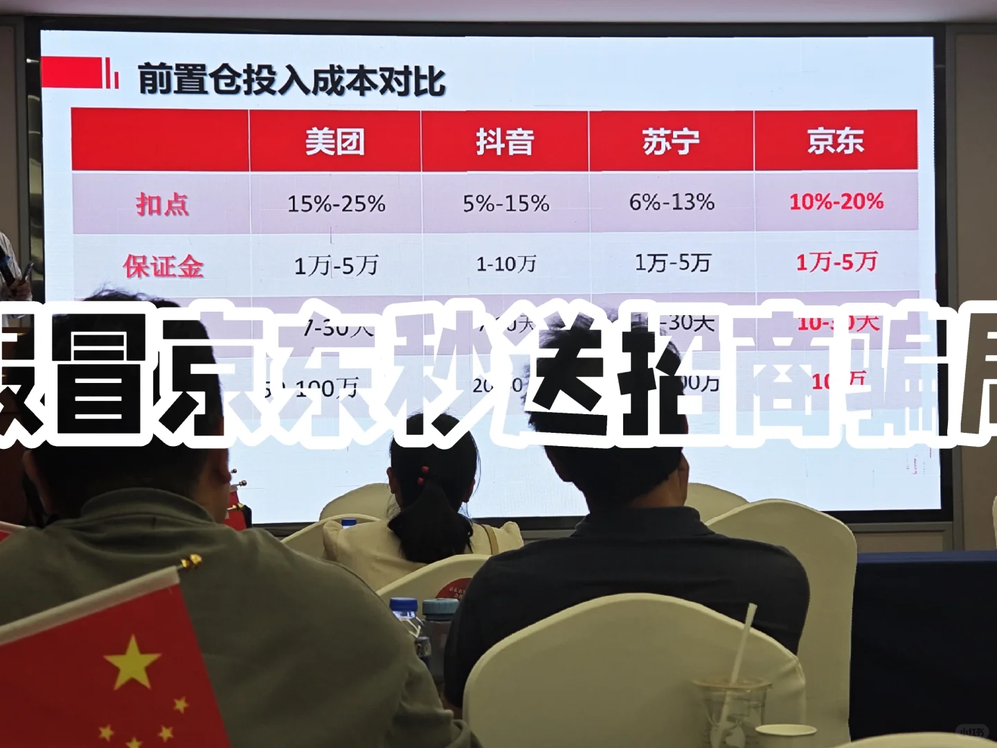 厦门京东秒送线下招商骗局