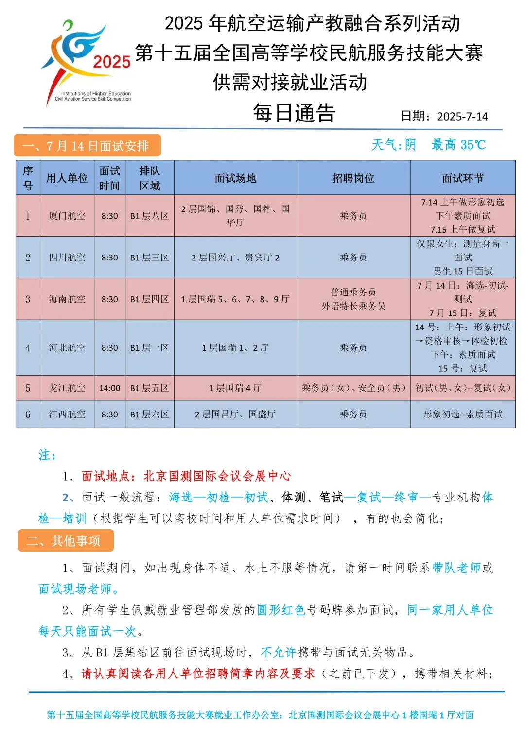 推介会明日安排