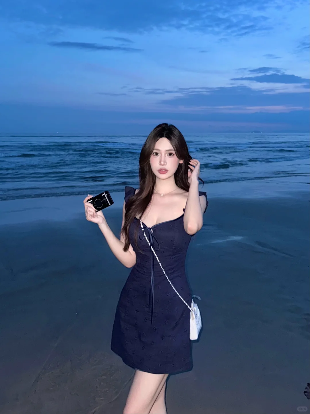 ?太美啦！海边的蓝调时刻～