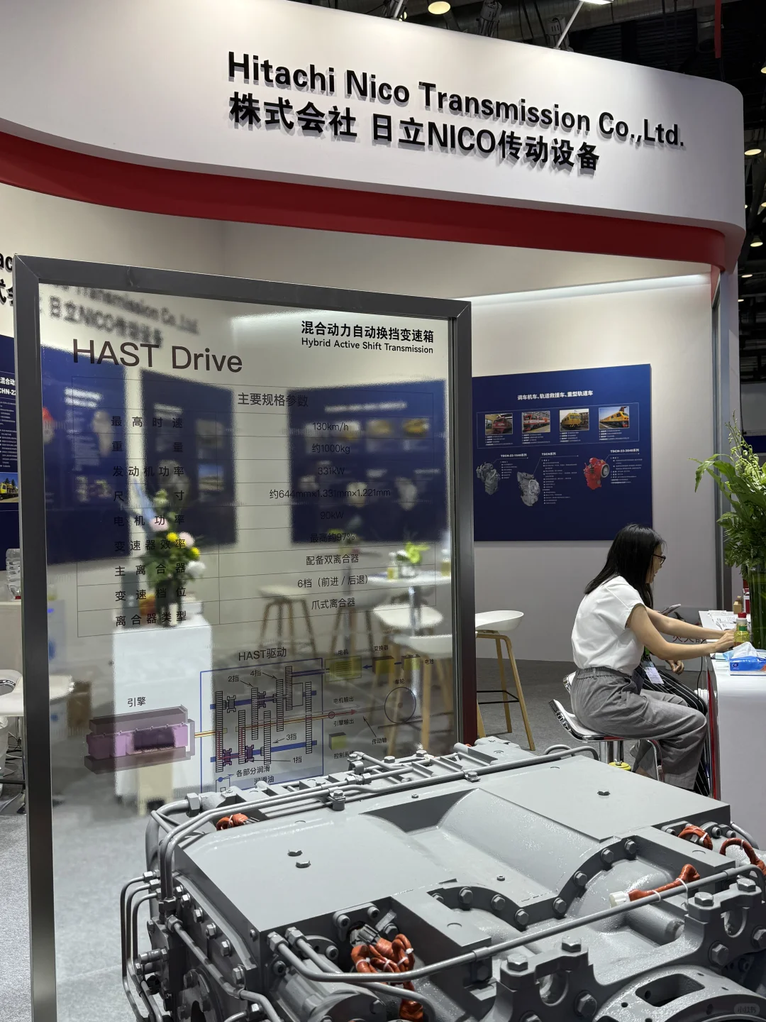 参观国际铁路设备展，国内与国外区别