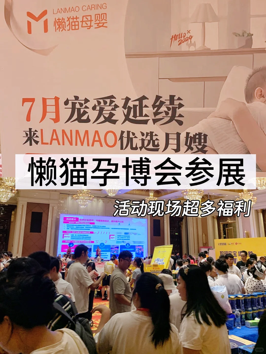懒猫最新资讯～参展孕博会????