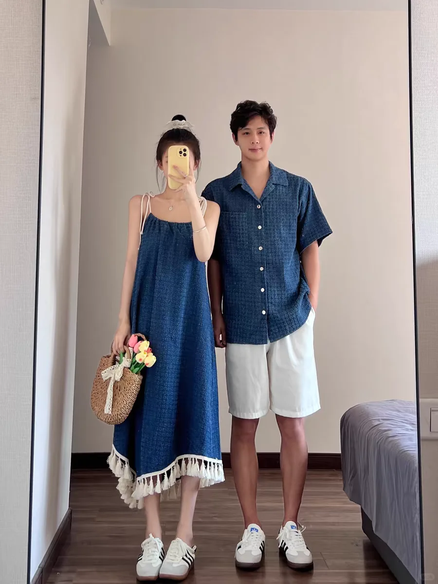 跟男友去海边这样穿！