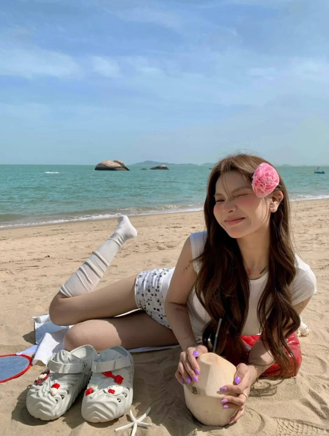 存一些海边拍照姿势?✨