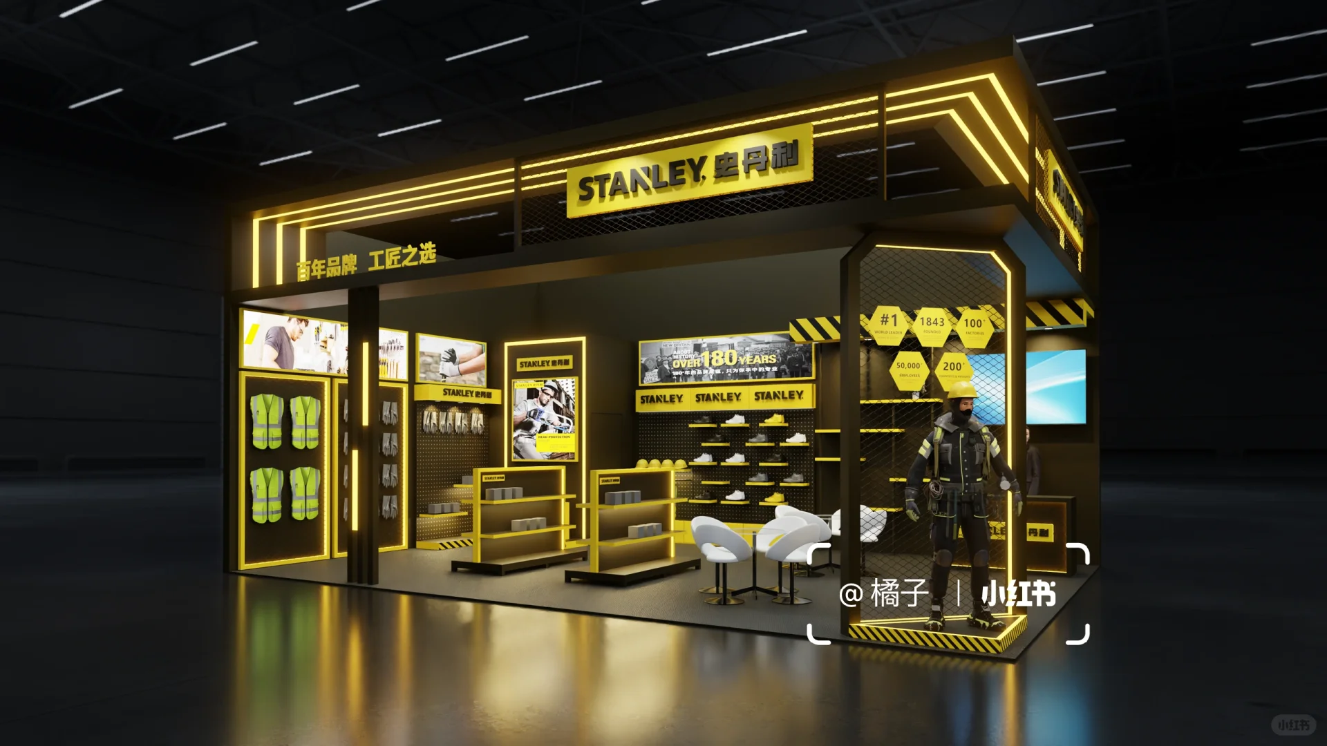 54平五金展｜两面开｜Blender建模