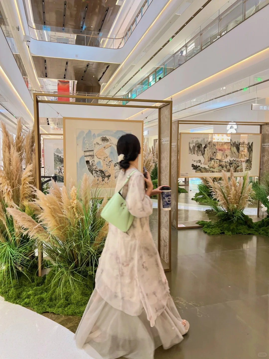 南宁新展！新中式森系国画风艺术展！好高级?