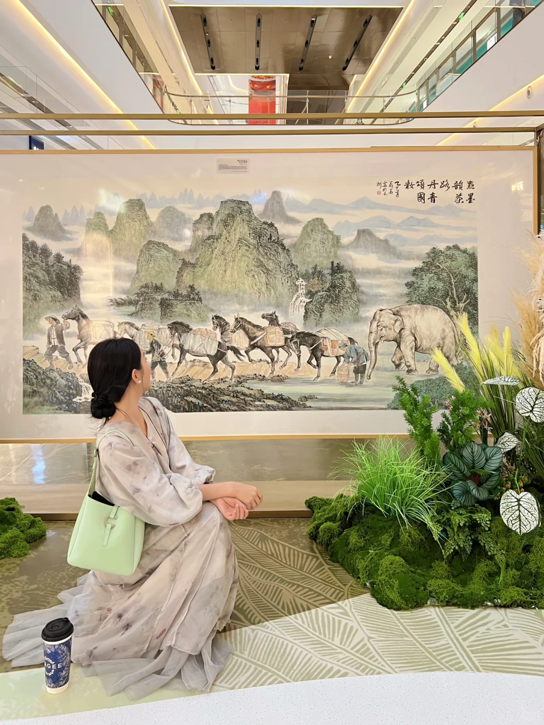 南宁新展！新中式森系国画风艺术展！好高级?