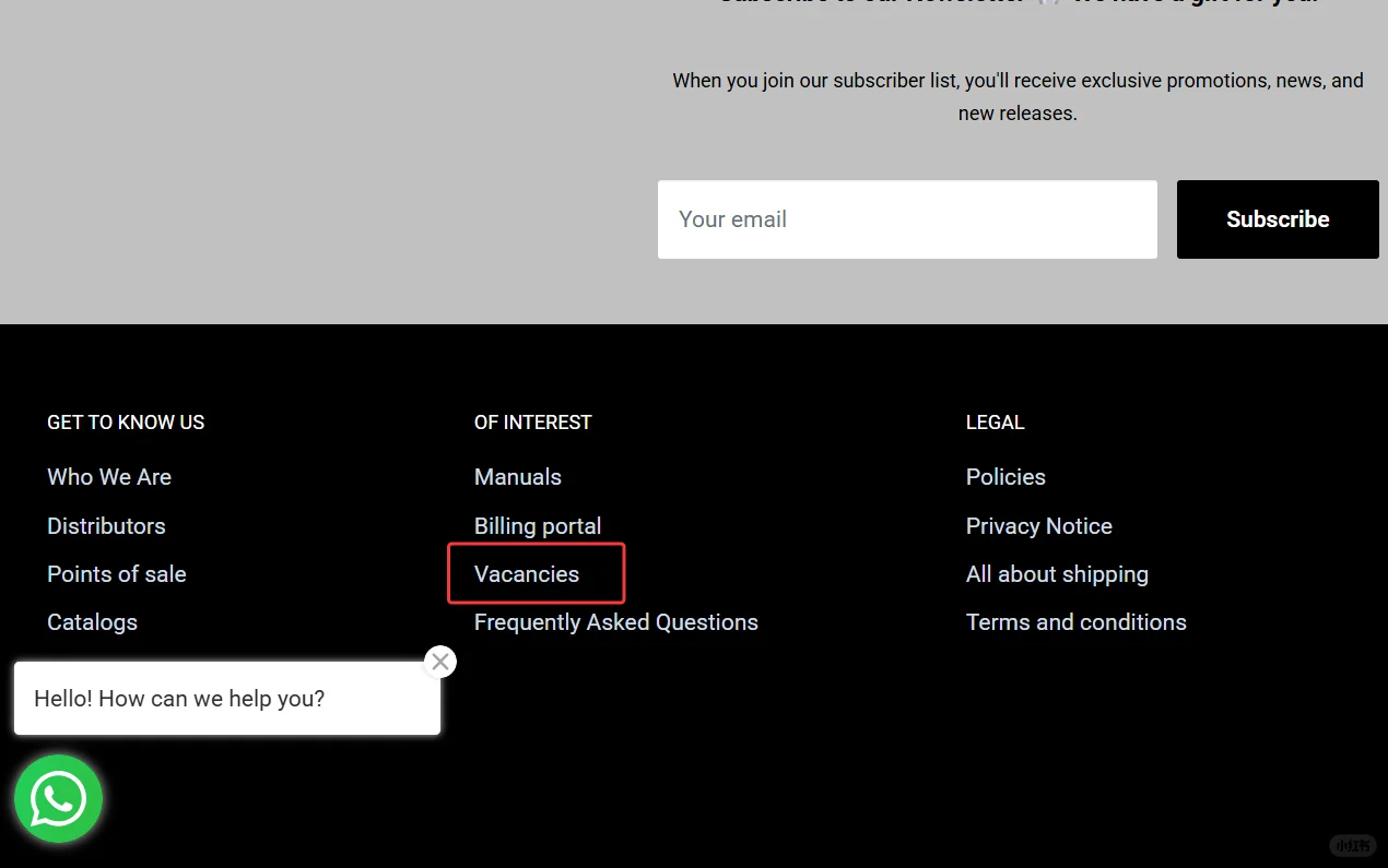 工作更新