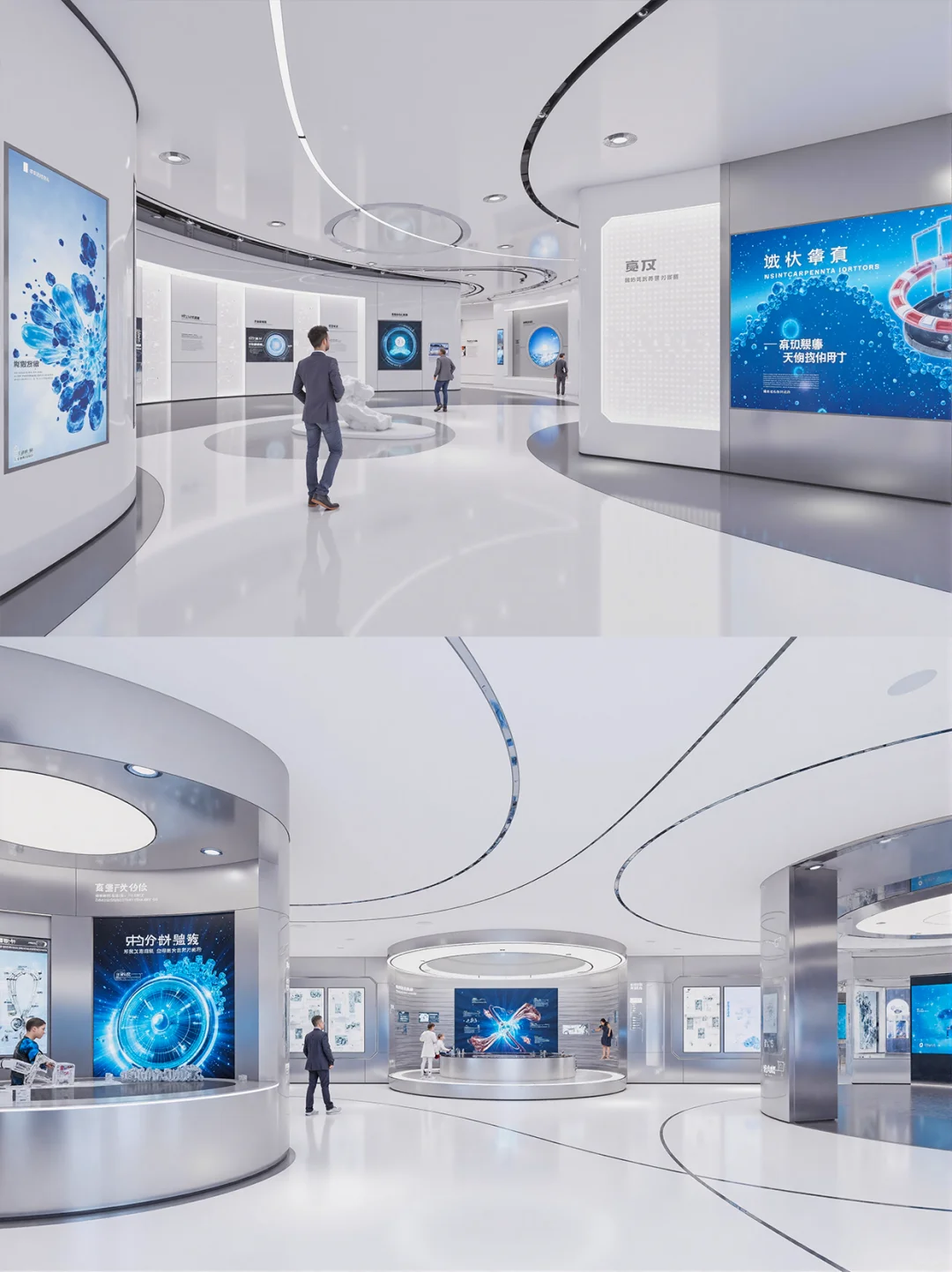 【第十九期】AIGC现代科技展厅设计