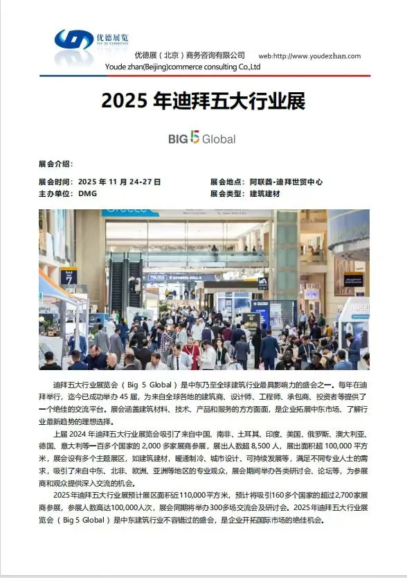 迪拜展会到底怎么样
