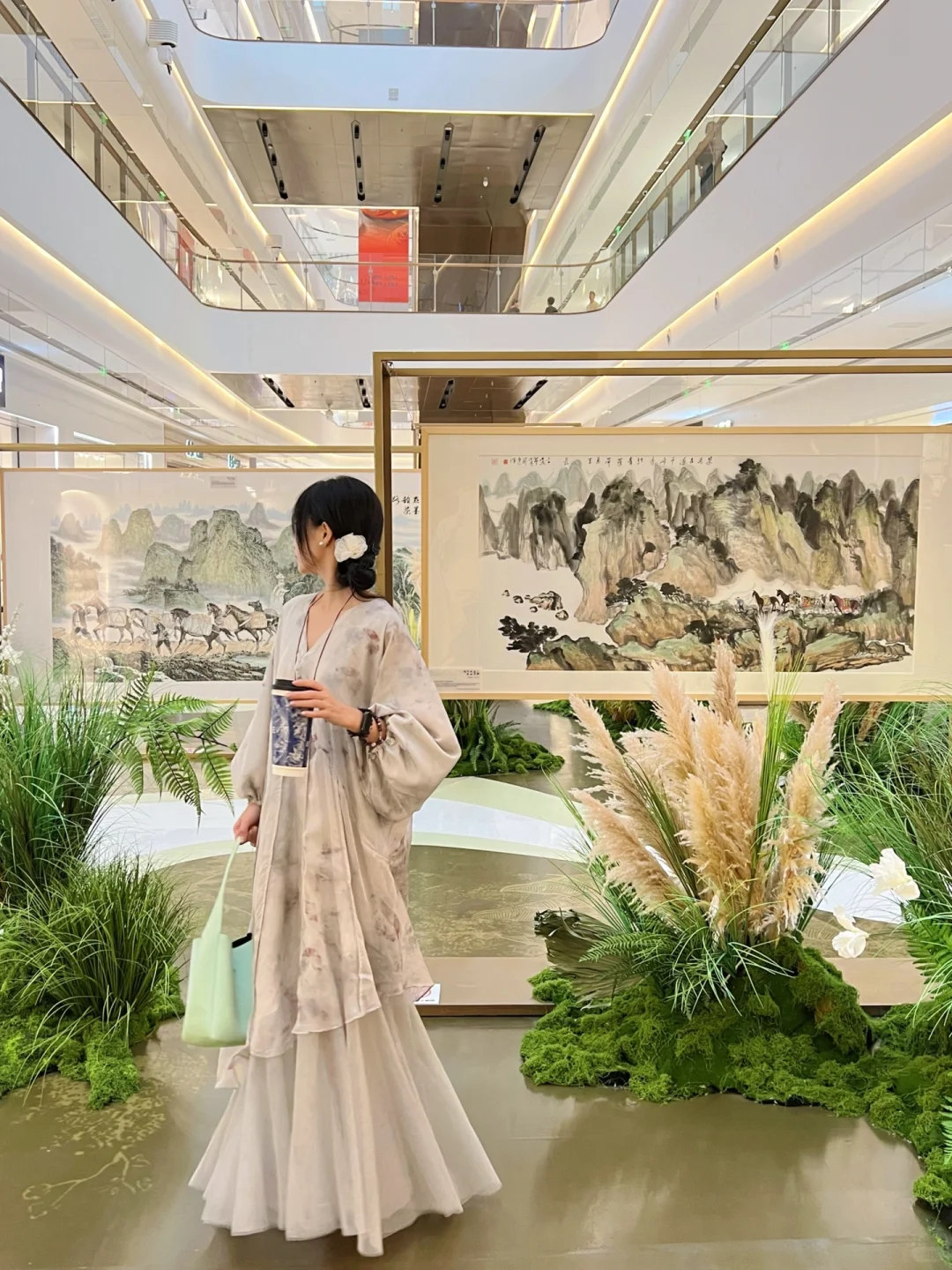 南宁新展！新中式森系国画风艺术展！好高级?