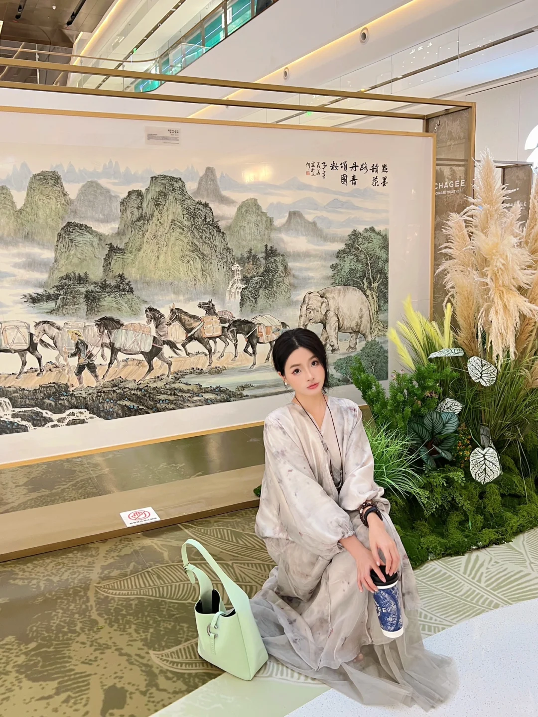 南宁新展！新中式森系国画风艺术展！好高级?