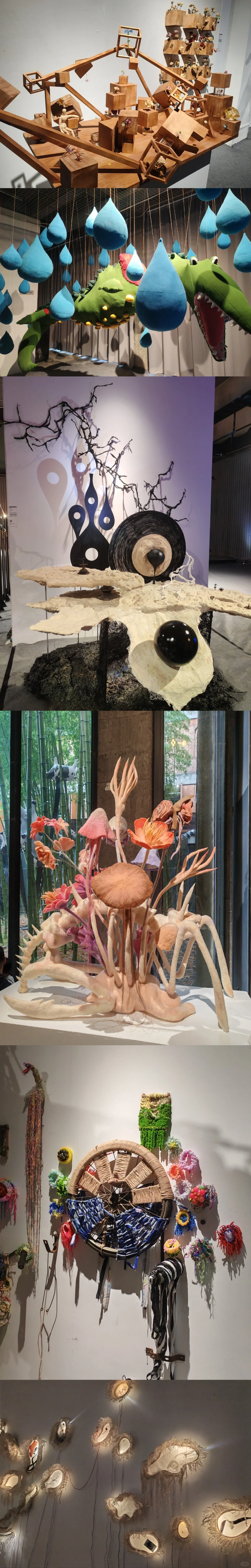 好喜欢这种现代和未来结合的设计展啊！