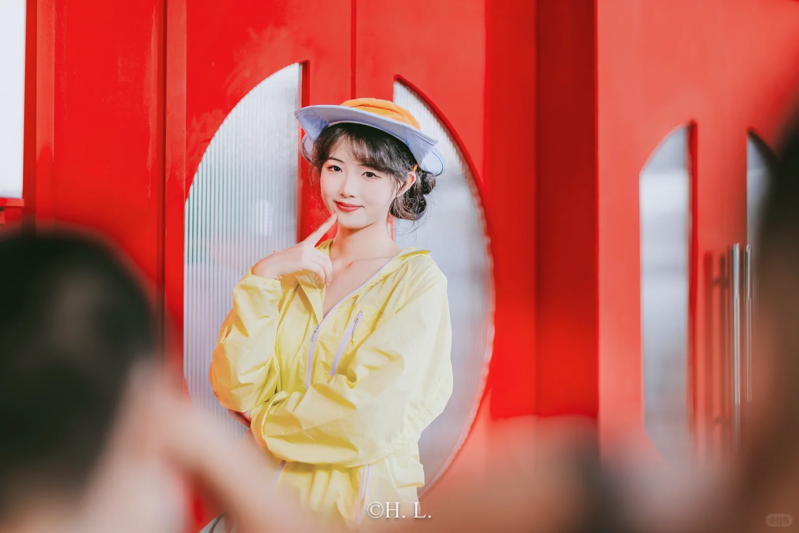 上海国际摄影器材展览会的模特们