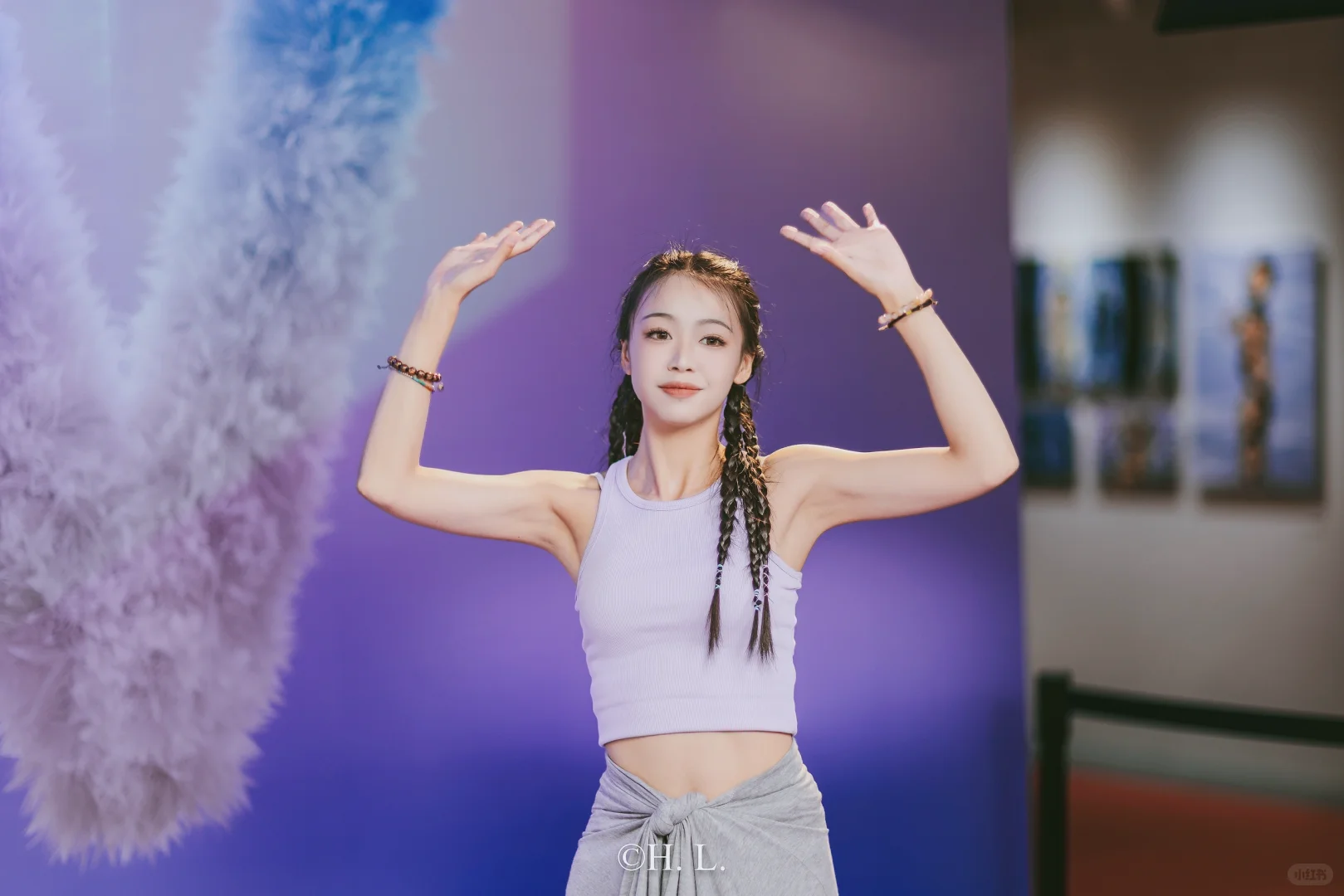 上海国际摄影器材展览会的模特们