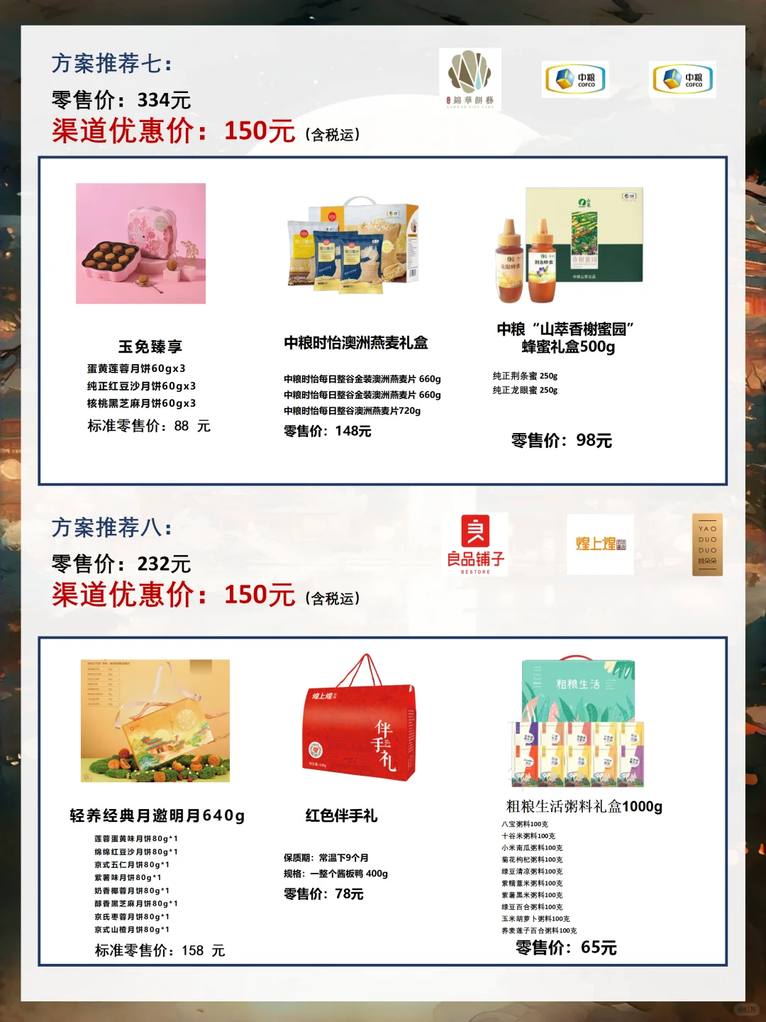 当我有一个很会做中秋采购方案的同事