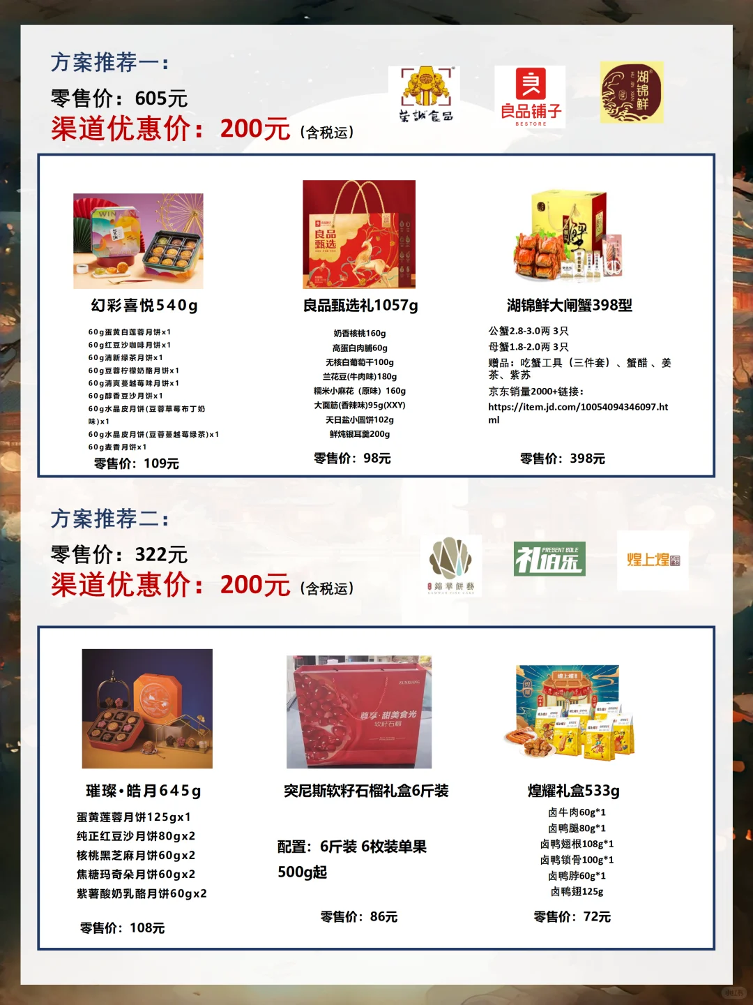 当我有一个很会做中秋采购方案的同事
