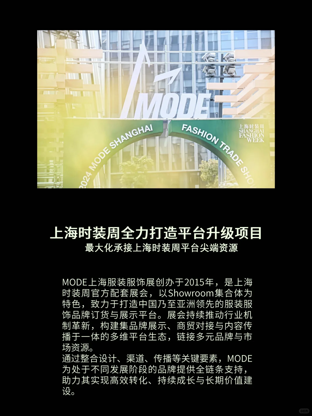 上海时装周唯一官方展会来啦This is MODE!